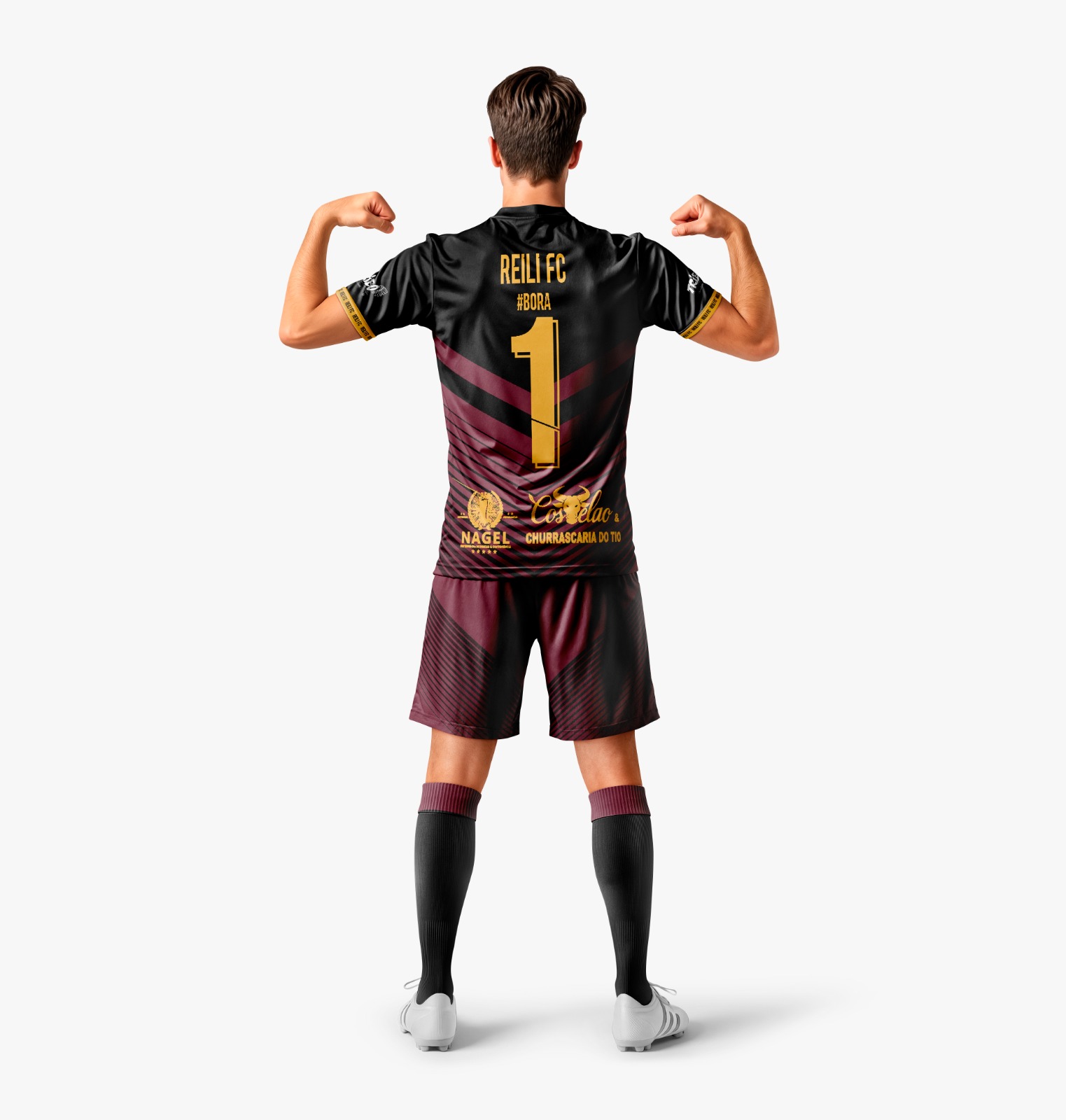 Linha Reili F.C. - Goleiro (Costas)